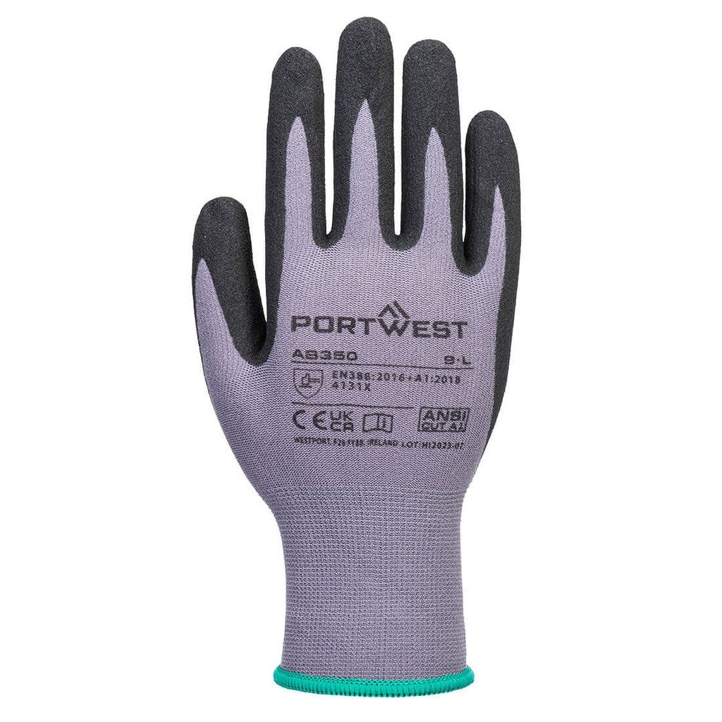 Grip 15 Nitrile Sandy Essential Multipack (Pk12) Grey/Black