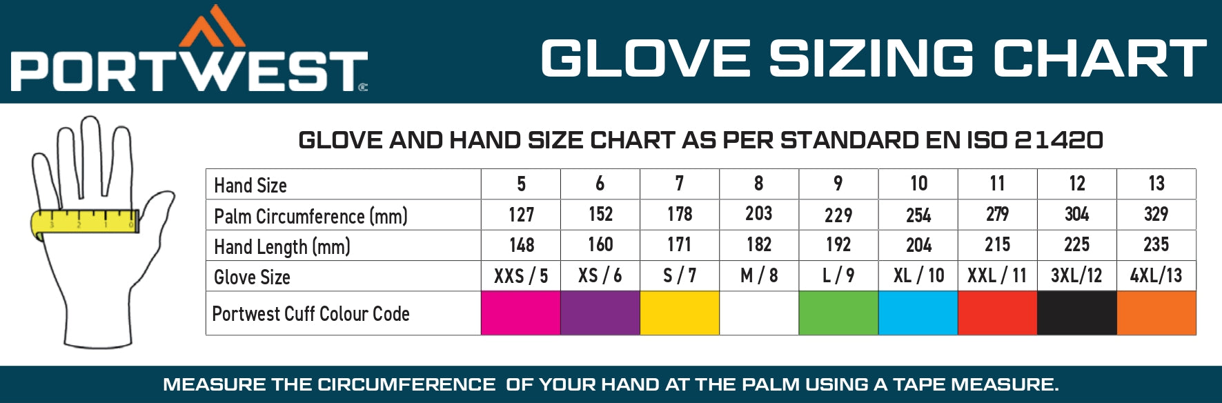 Cold 10 Latex Crinkle Glove - Pk12