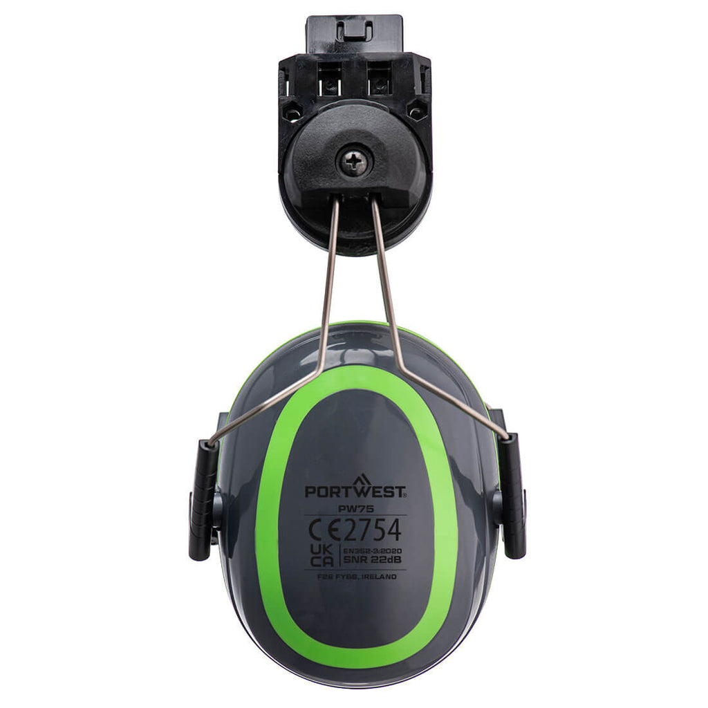 HV Extreme Ear Defenders Low Clip-On Grey/Green