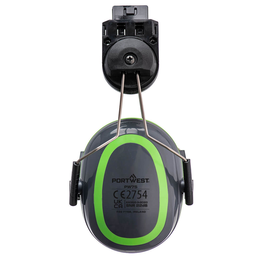 HV Extreme Ear Defenders Low Clip-On Grey/Green